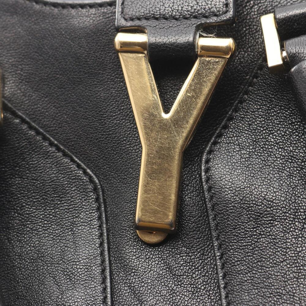 Saint Laurent Paris Cabas Handbag Leather Black - Picture 6 of 9